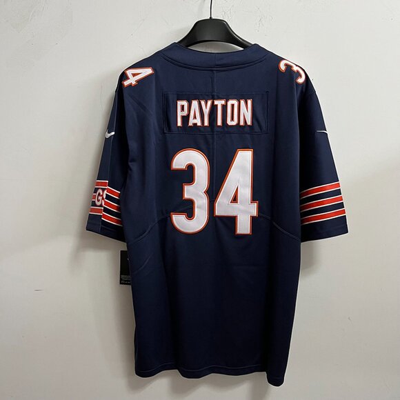 Nike Blue Orange NFL Chicago Bears Walter Payton #34 Jersey - Picture 5 of 6